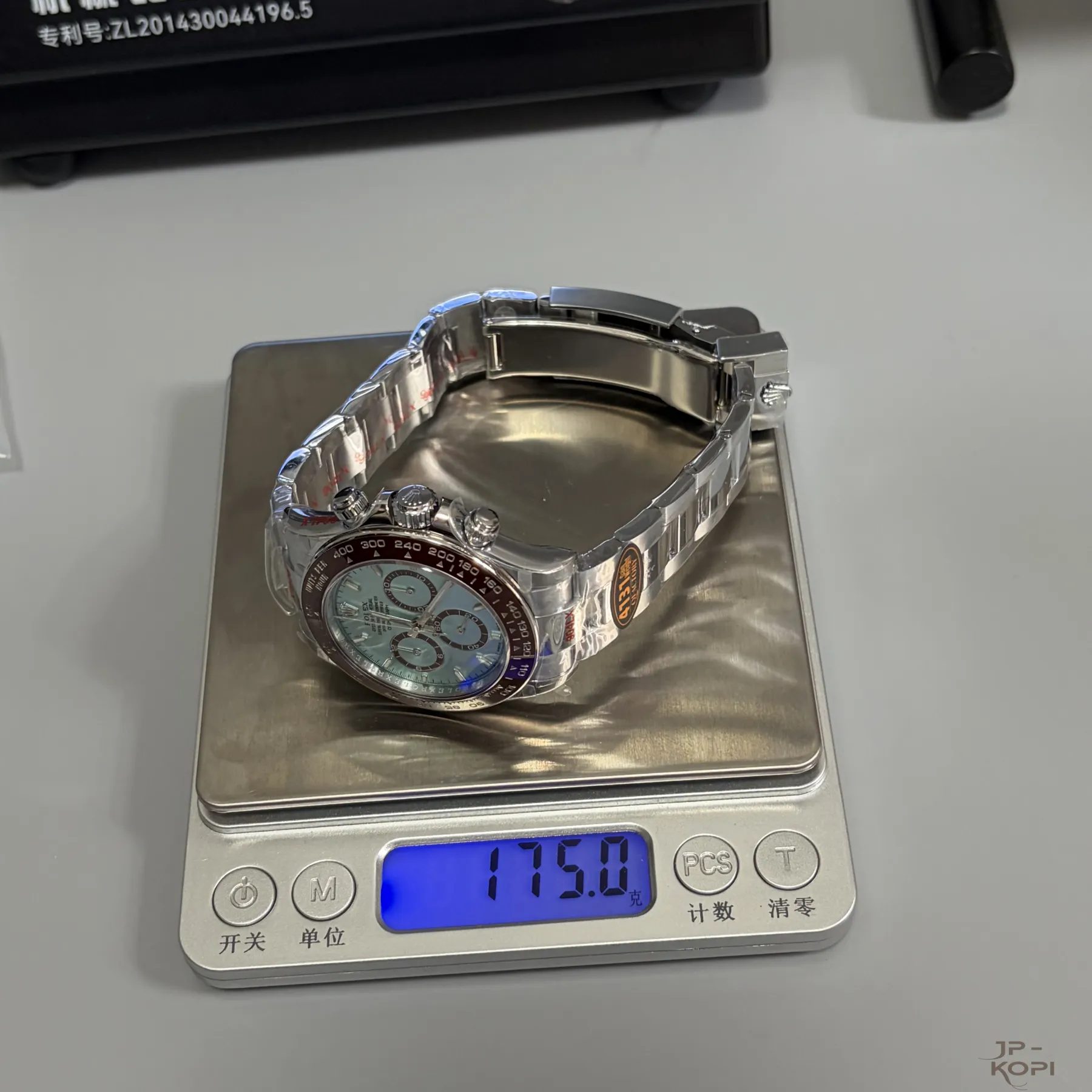 ロレックス デイトナ 126506-0001|アイスブルー 上海Cal.4131 加重版【QF工場製 高品質コピー腕時計】 - 画像 (11)