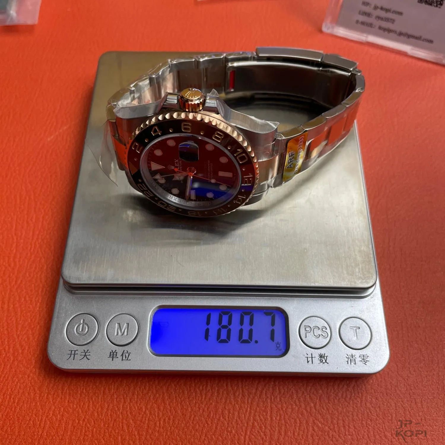 ロレックス GMTマスター II 126711CHNR|40MM ブラック✕ブラウン 丹東CAL.3285 加重版【ARF工場製 高品質コピー腕時計】 - 画像 (13)