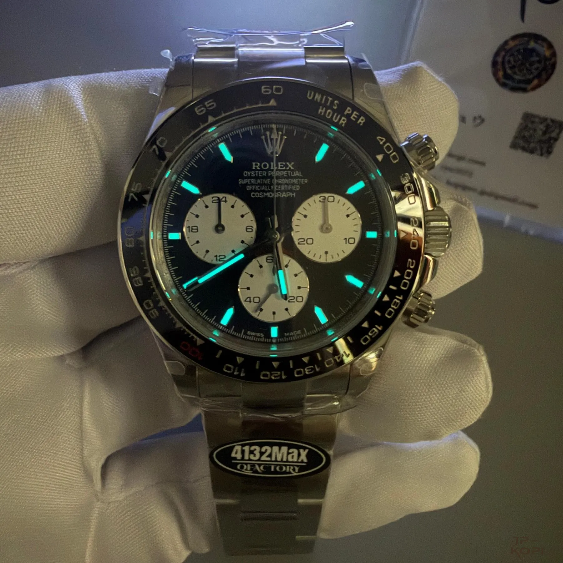 ロレックス デイトナ ル・マン100周年記念 126529LN シルバー 上海Cal.4132 【QF工場製 高品質コピー腕時計】 - 画像 (15)