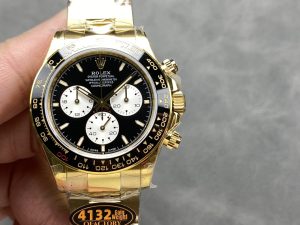 ロレックス デイトナ ル・マン  126528LN ブラック×ゴールド Cal.4132 加重版【QF工場出品】
