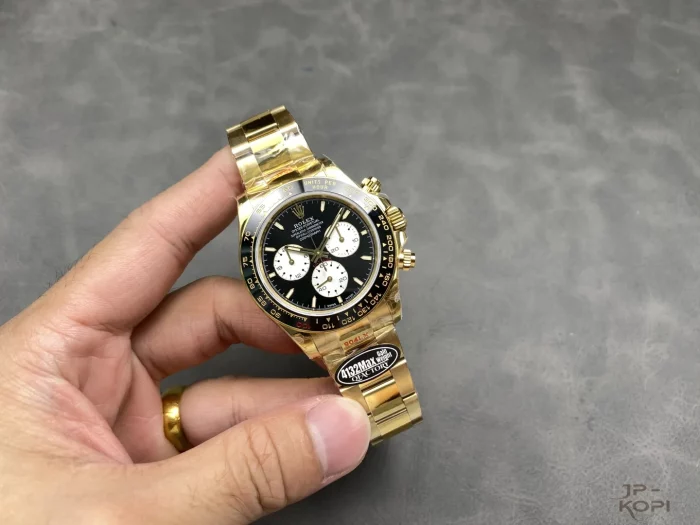 ロレックス デイトナ ル・マン  126528LN ブラック×ゴールド Cal.4132 加重版【QF工場出品】 - 画像 (4)