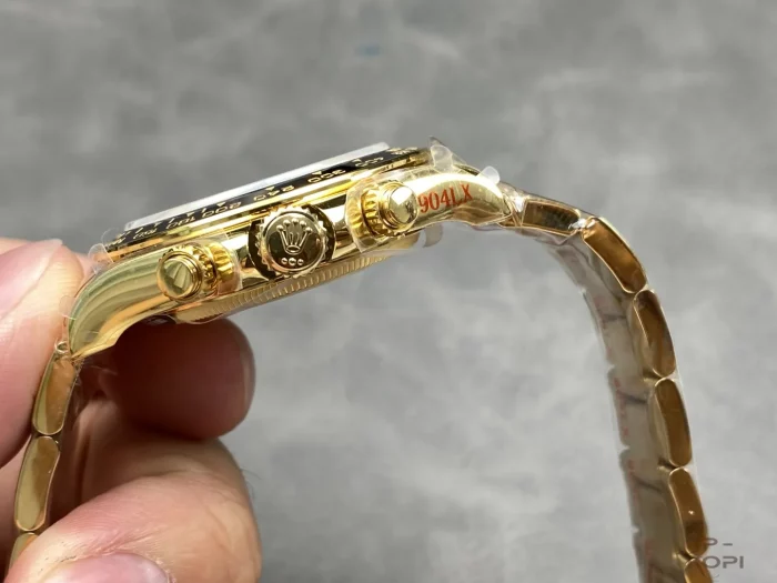 ロレックス デイトナ ル・マン  126528LN ブラック×ゴールド Cal.4132 加重版【QF工場出品】 - 画像 (5)