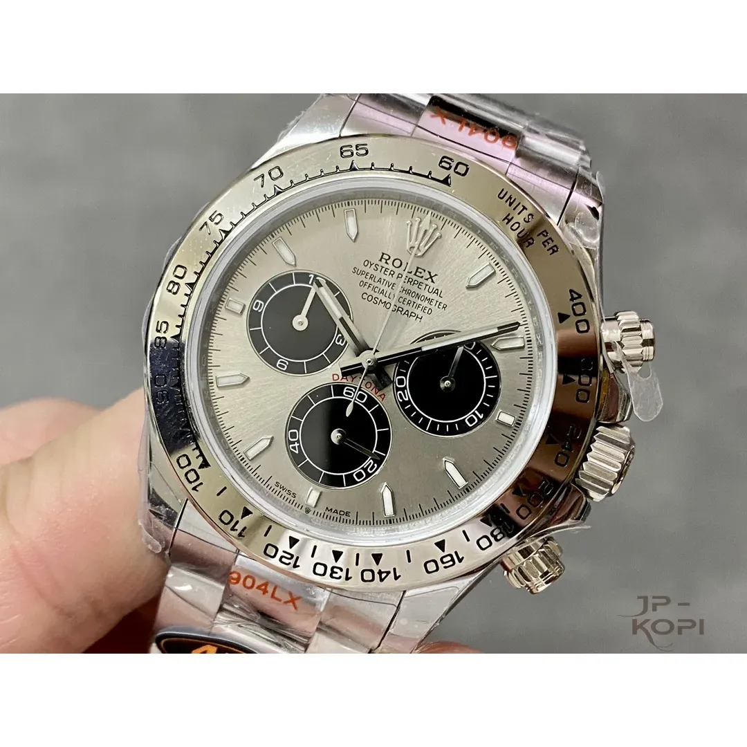 ロレックス デイトナ 126509-0003|スチール&ブラック 上海Cal.4131 加重版【QF工場製 高品質コピー腕時計】 - 画像 (4)