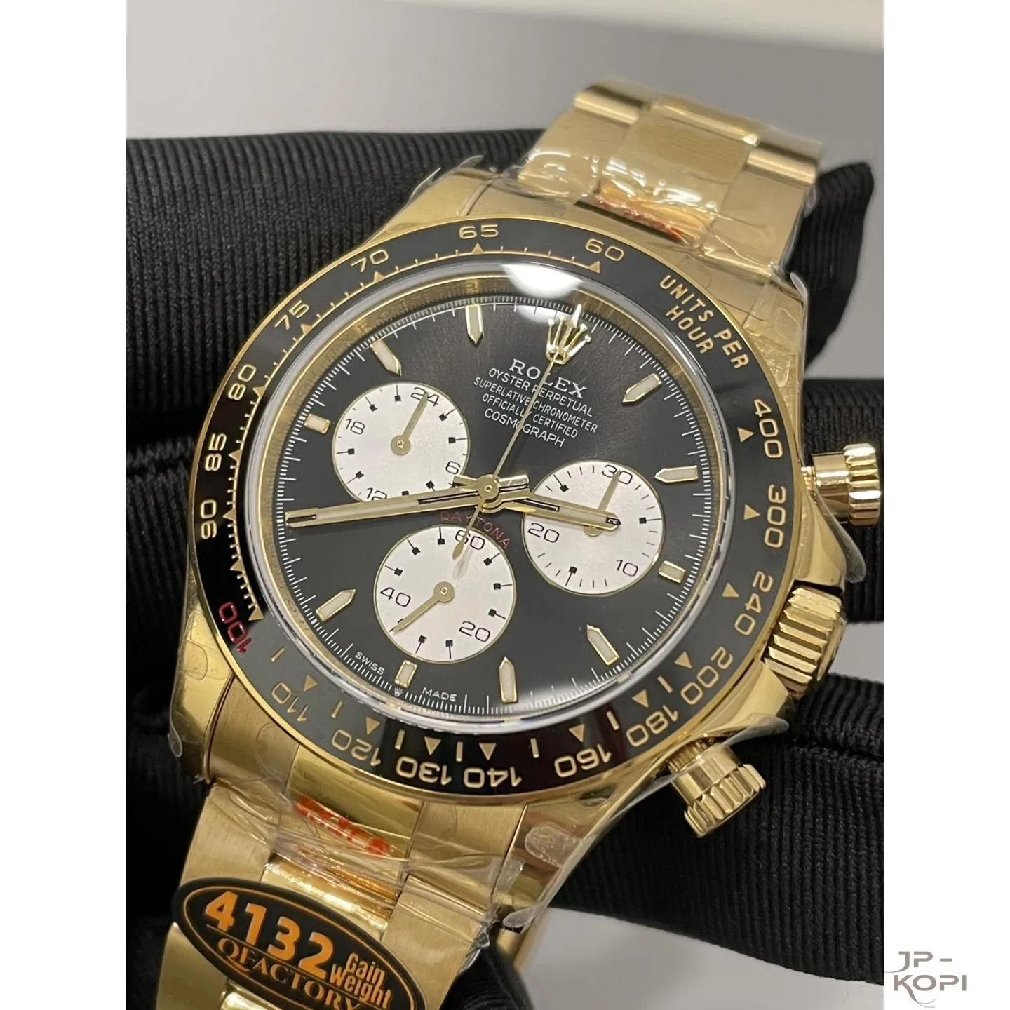 ロレックス デイトナ ル・マン100周年記念 126528LN|イエローゴールド 上海Cal.4132 加重版【QF工場製 高品質コピー腕時計】 - 画像 (5)