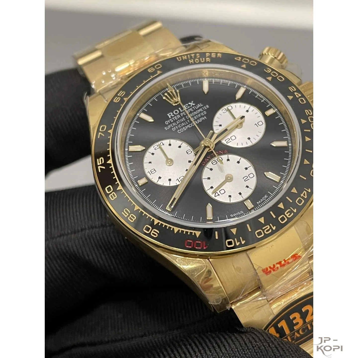 ロレックス デイトナ ル・マン100周年記念 126528LN|イエローゴールド 上海Cal.4132 加重版【QF工場製 高品質コピー腕時計】 - 画像 (6)