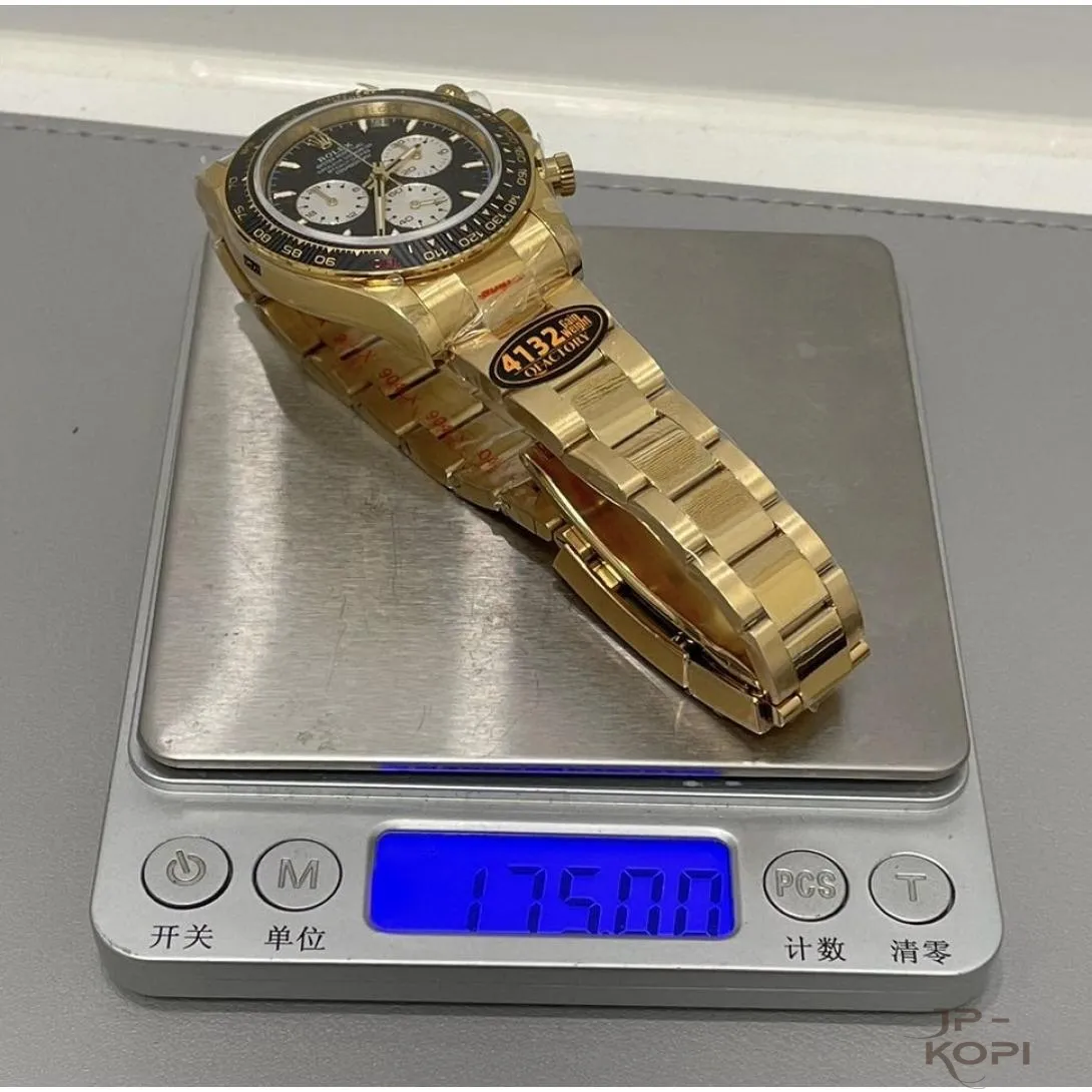 ロレックス デイトナ ル・マン100周年記念 126528LN|イエローゴールド 上海Cal.4132 加重版【QF工場製 高品質コピー腕時計】 - 画像 (10)