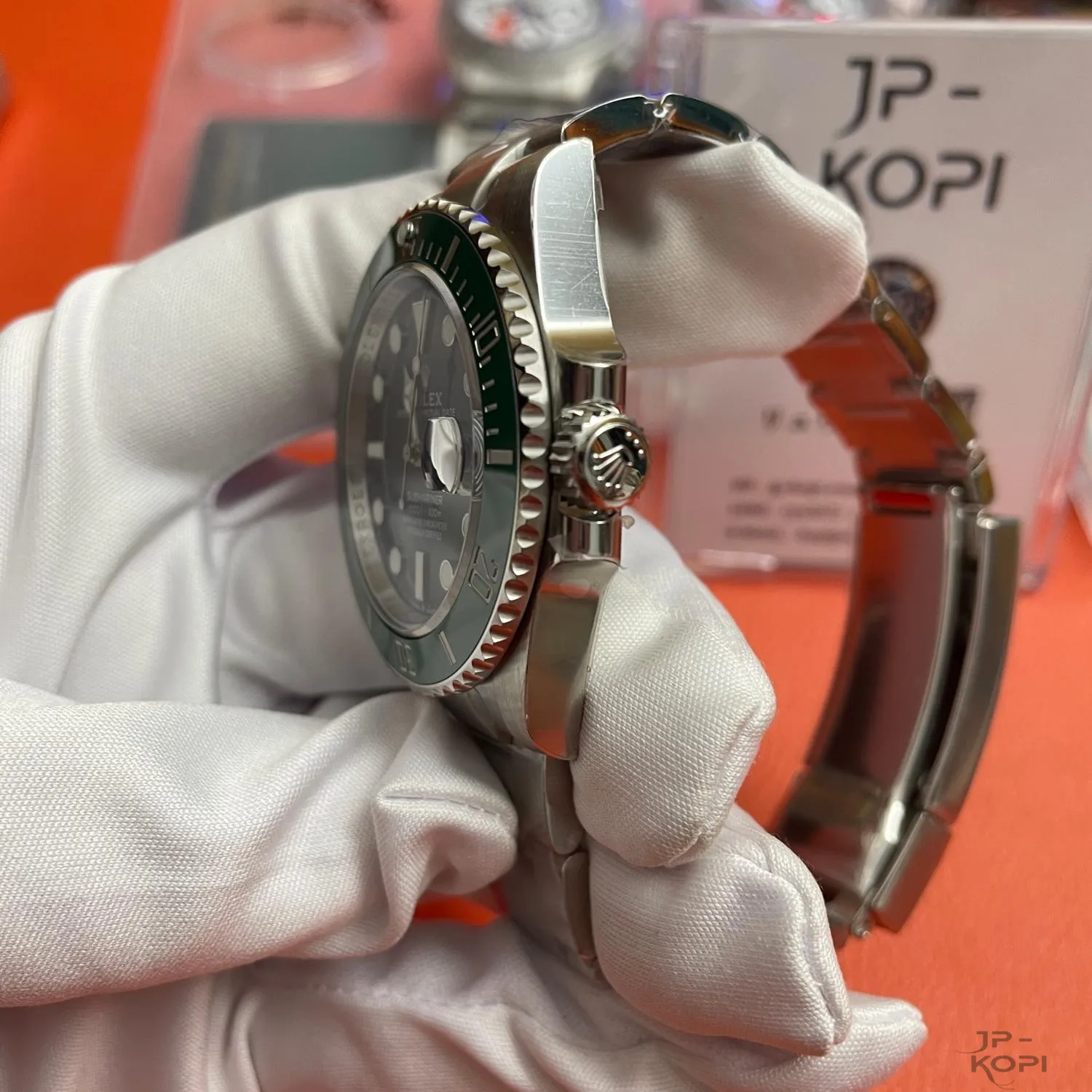 ロレックス サブマリーナーデイト 126610LV|グリーンベゼル×ブラックダイアル 41mm 丹東Cal.3235【VS工場製】 - 画像 (6)