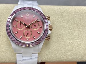 ロレックス  ホワイトセラミック デイトナ ✖️AET コラボ  桜・ピンクCal.4131【IPK工場出品】