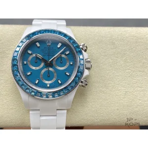 AET × ロレックス デイトナ セラミック リモールド「ブリティッシュレーシングブルー」ギュラーダイヤモンド