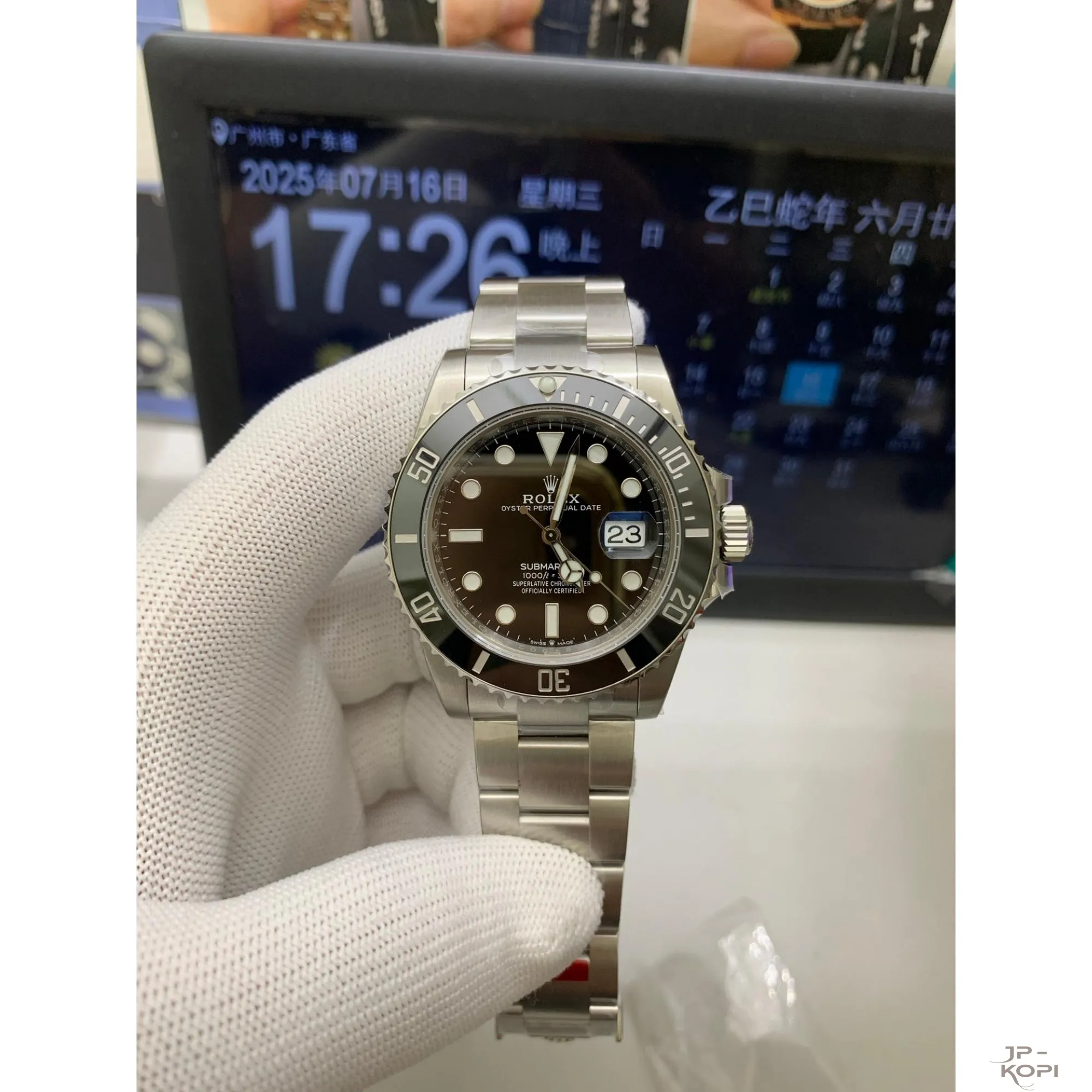 ロレックス サブマリーナーデイト 126610LN ブラック 41mm 丹東Cal.3235【VS工場出品】 - 画像 (2)