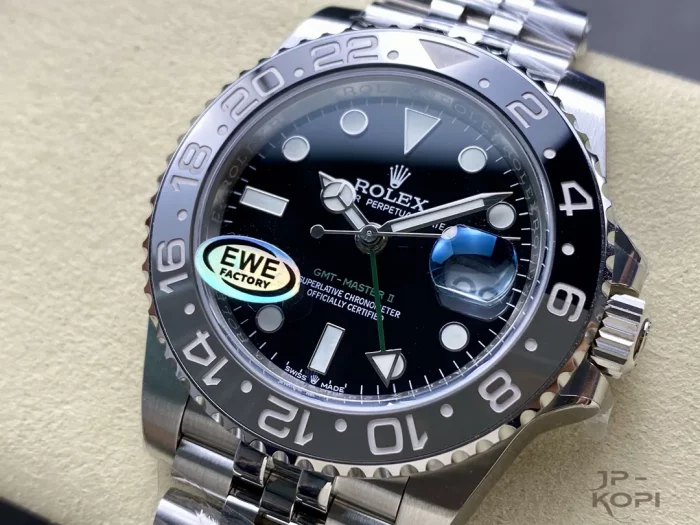 ロレックス GMTマスター II 126710GRNR 40MM 黒グレーベゼル ジュビリーブレスレットCal.3285【EWE工場出品】 - 画像 (3)