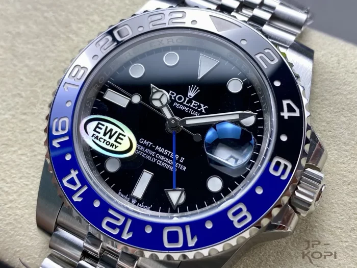 ロレックス GMTマスター II 126710BLNR-0002 40MM青/黒ベゼル ジュビリーブレスレットCAL.3285【EWE工場出品】 - 画像 (3)