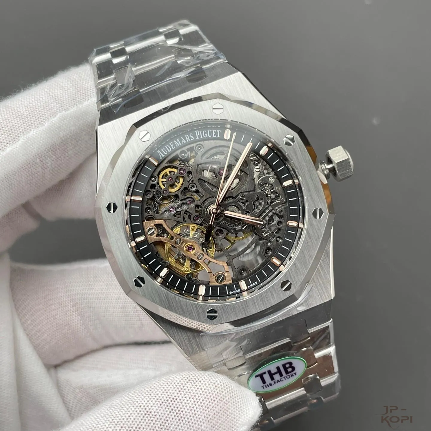 オーデマ・ピゲ ロイヤル オーク 15407ST.OO.1220ST.01|ダブルバランスホイール×オープンワーク×フリースプラングバランス式【THB工場製】 - 画像 (3)