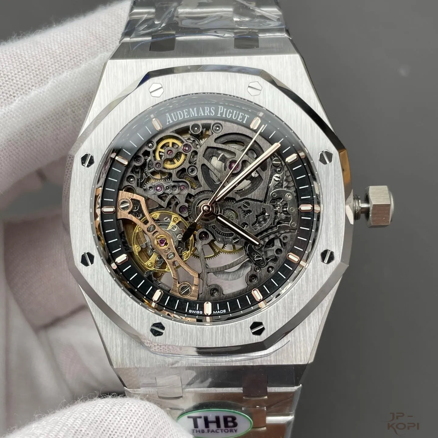 オーデマ・ピゲ ロイヤル オーク 15407ST.OO.1220ST.01|ダブルバランスホイール×オープンワーク×フリースプラングバランス式【THB工場製】 - 画像 (4)