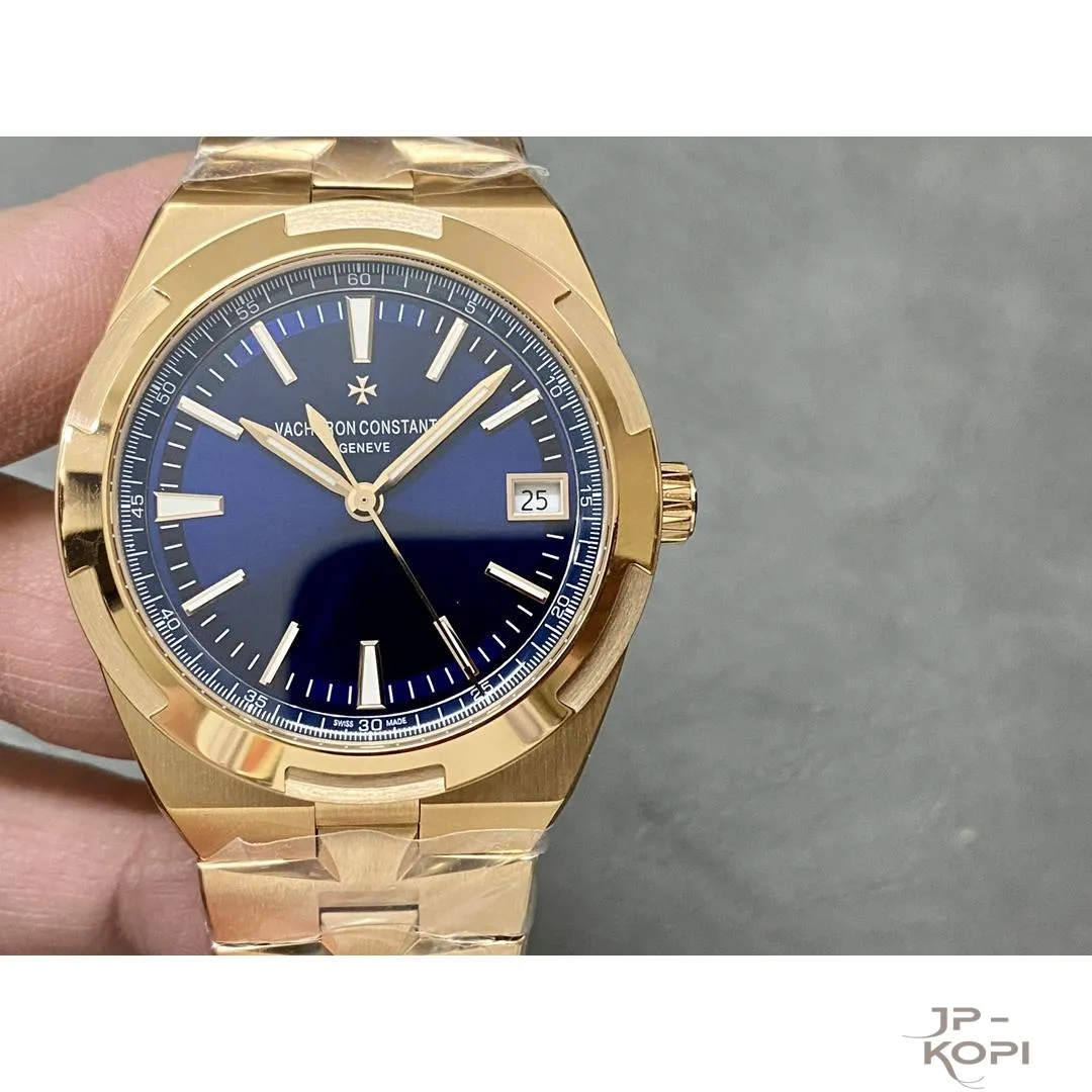ヴァシュロン・コンスタンタン オーヴァーシーズ 4500V/110R-B705|ブルーダイアル ピンクゴールド 41mm【PPF工場製 高品質コピー腕時計】 - 画像 (2)