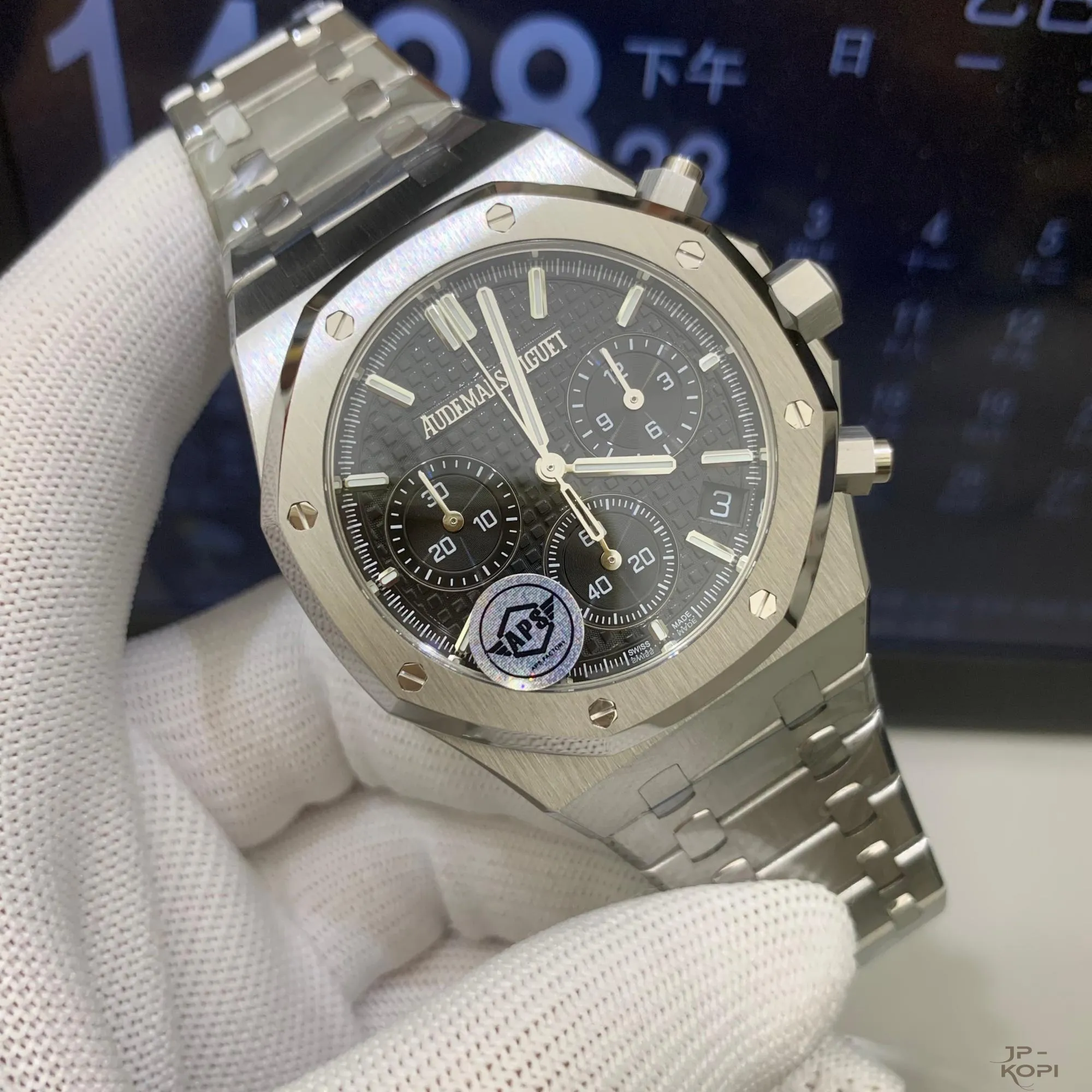 オーデマ・ピゲ ロイヤル オーク クロノグラフ 26240|ブラックダイアル 41mm 【APS工場製高品質腕時計】 - 画像 (3)