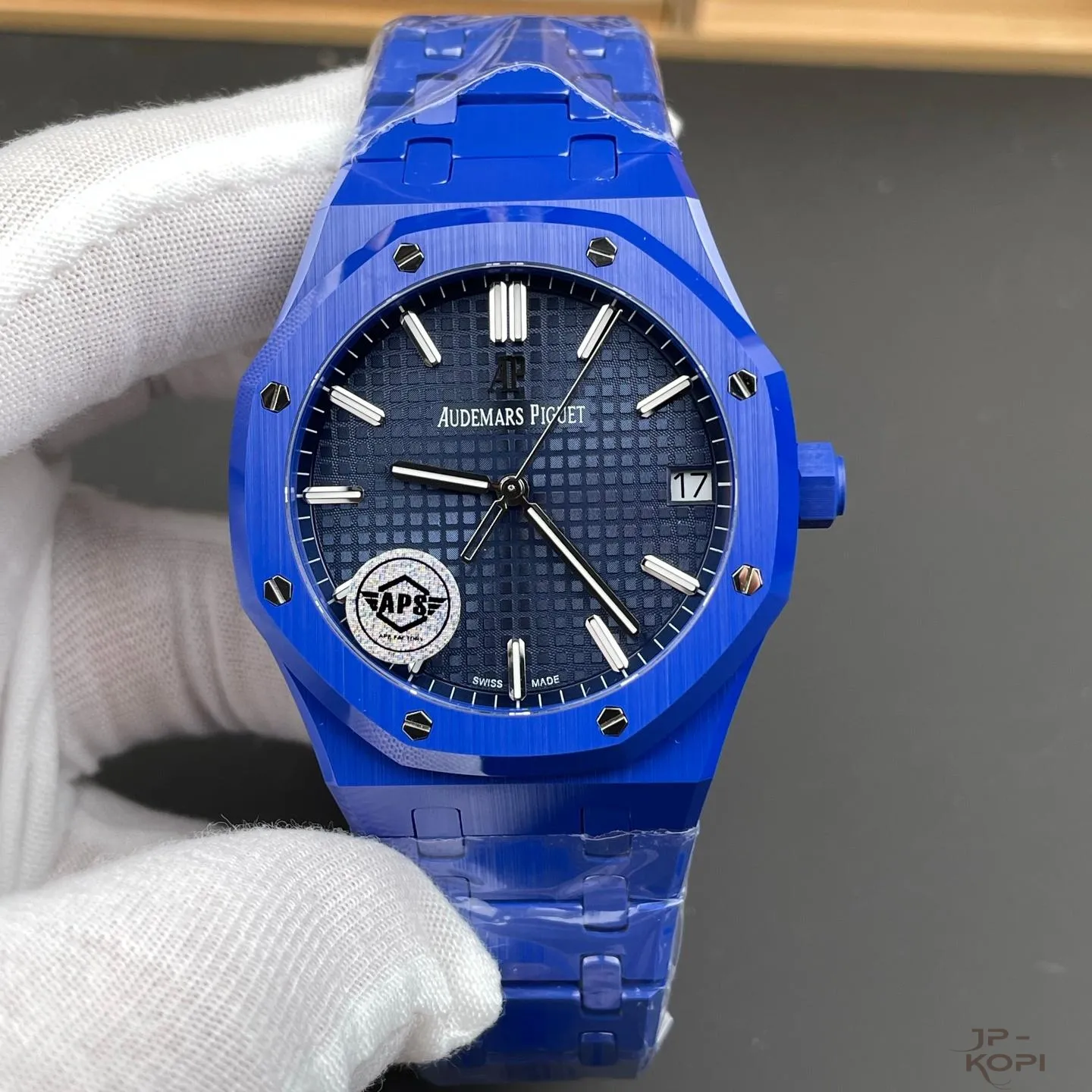 オーデマ・ピゲ ロイヤルオーク 15500 ブルーセラミック ダイアルブルー 【APS工場出品】 - 画像 (2)