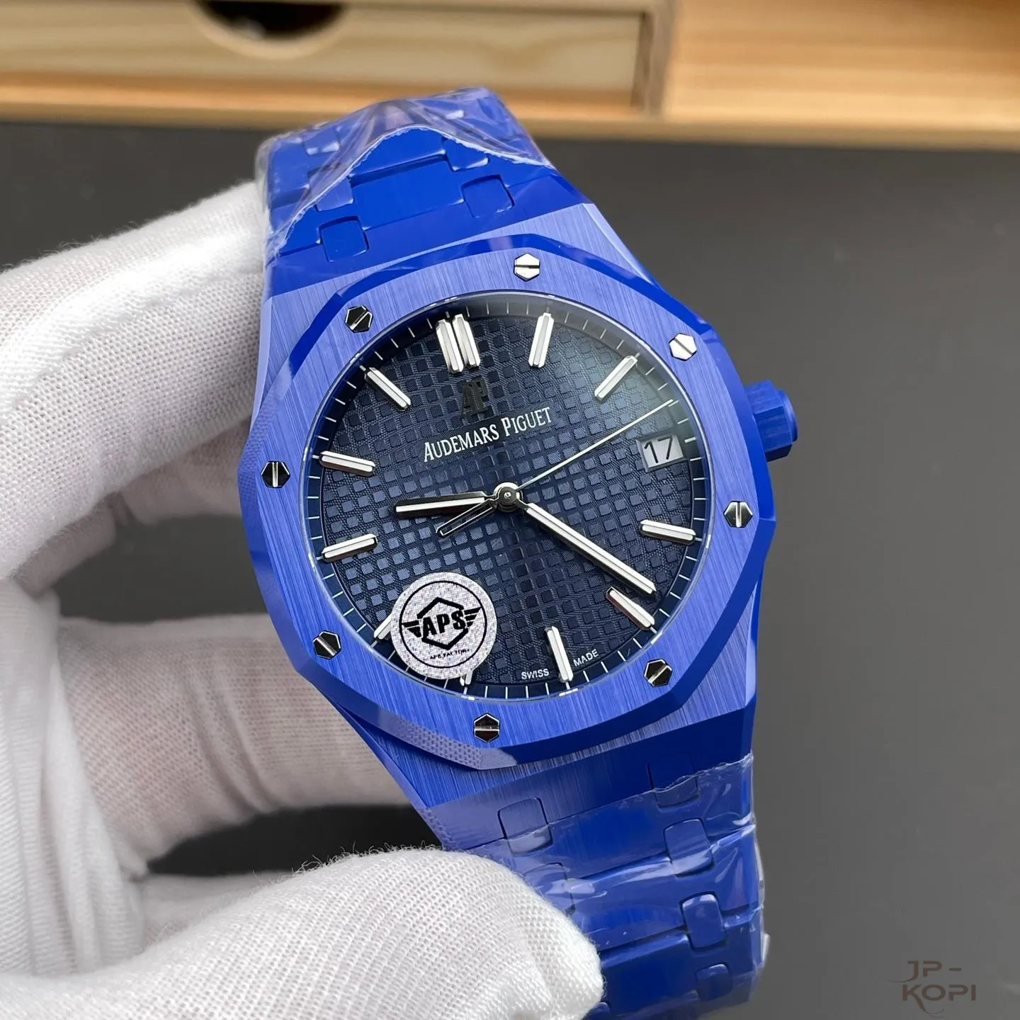オーデマ・ピゲ ロイヤルオーク 15500 ブルーセラミック ダイアルブルー 【APS工場出品】 - 画像 (3)