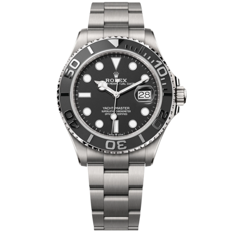 ロレックス ヨットマスター 226627|ブラックダイヤル 42mm グレード5チタン【Clean工場製】