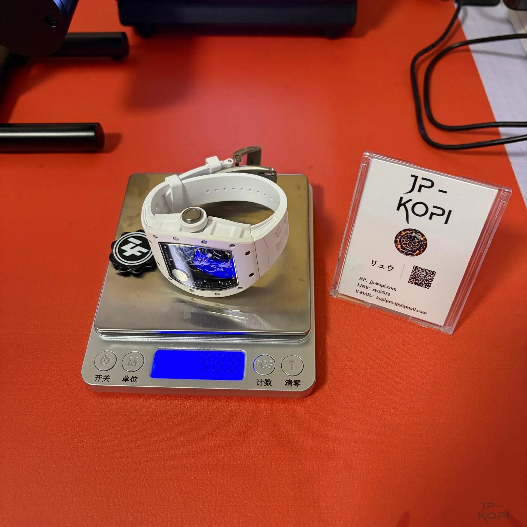 リシャール・ミル RM055 スケルトン バッバ・ワトソン ホワイトセラミック【ZF工場出品】 - 画像 (12)