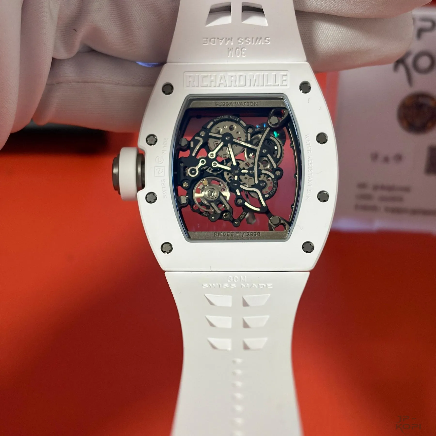 リシャール・ミル RM055 スケルトン バッバ・ワトソン ホワイトセラミック【ZF工場出品】 - 画像 (9)