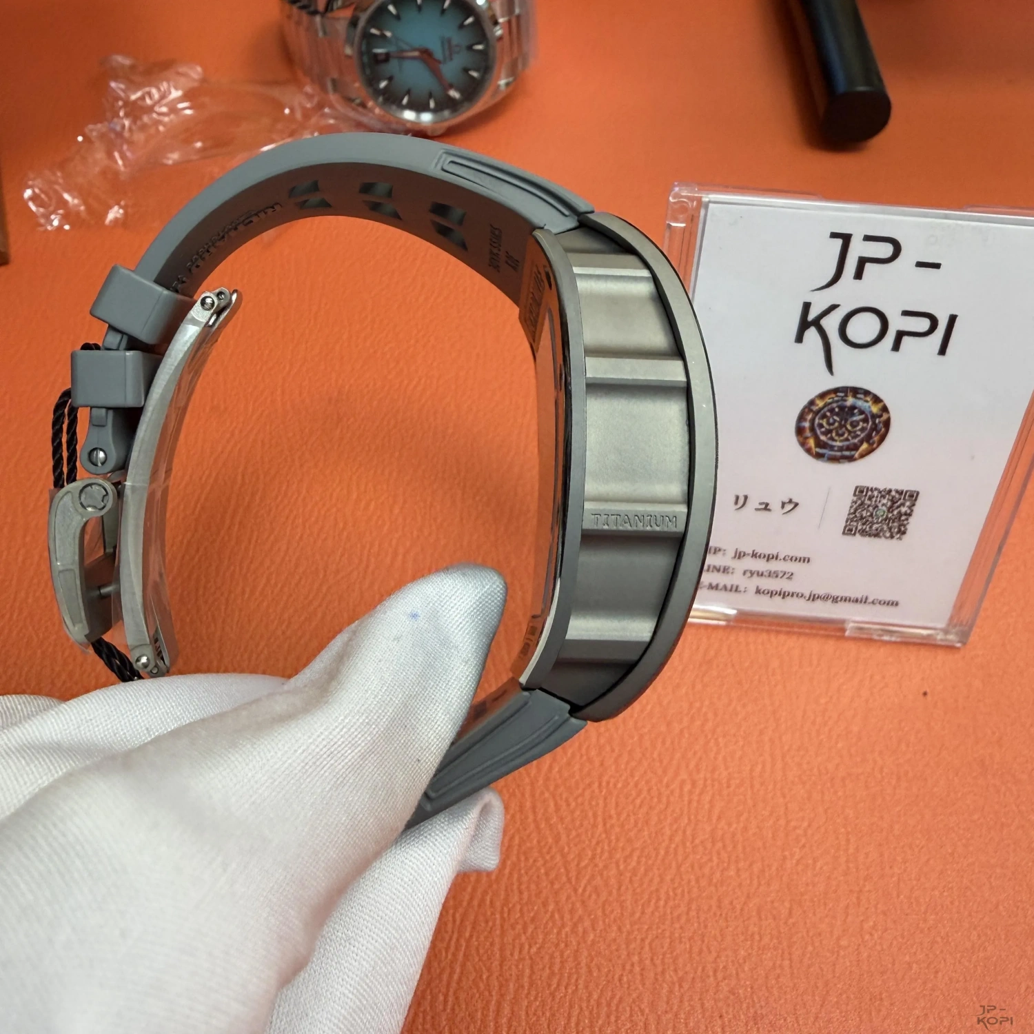 リシャール・ミル RM-055 バッバ・ワトソン オールグレー チタン|スケルトン × Cal.RMUL2 手巻き【ZF工場製】 - 画像 (6)