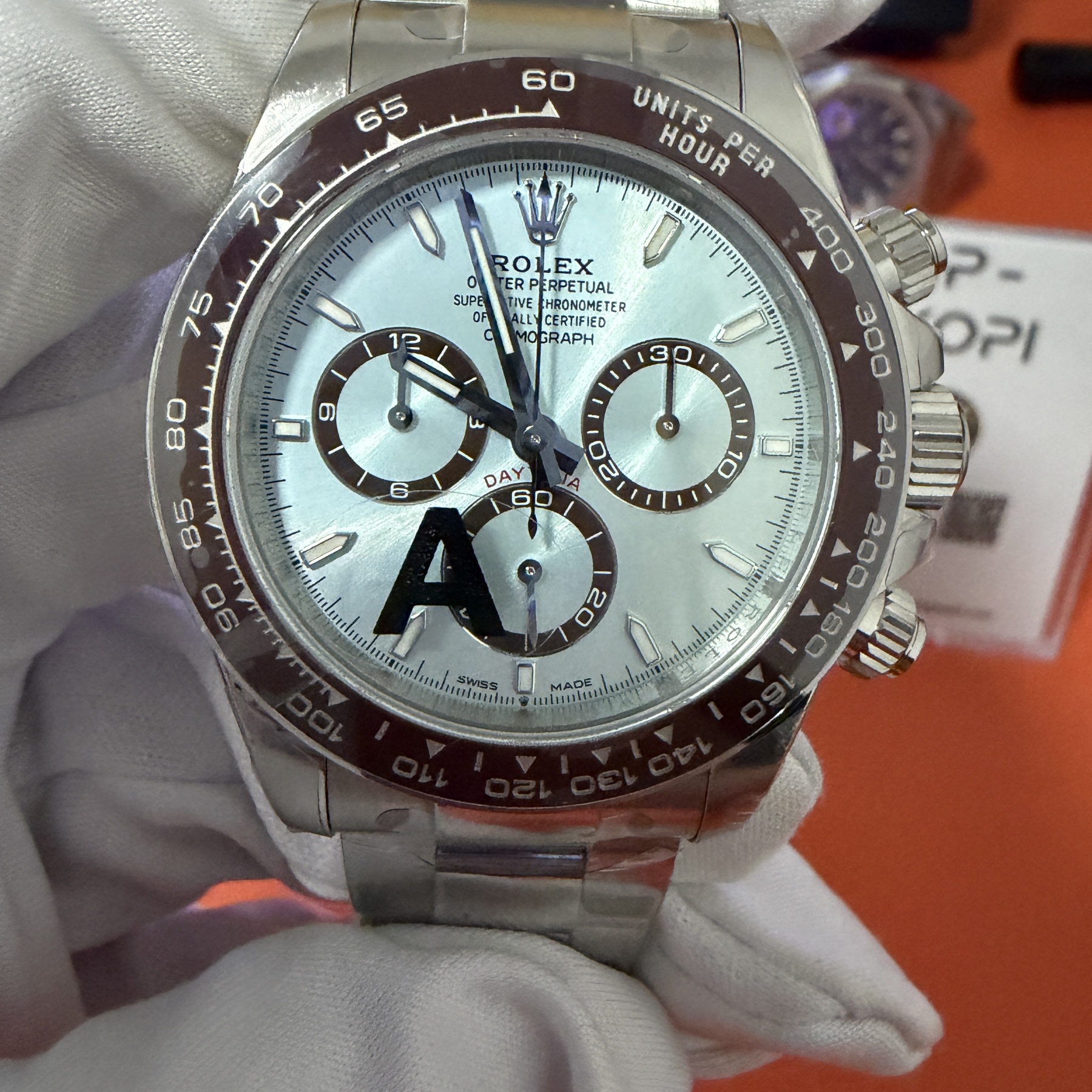ロレックス デイトナ 126506-0001|アイスブルーダイアル シースルーバック 丹東Cal.4131 加重版【VS工場製】 - 画像 (2)
