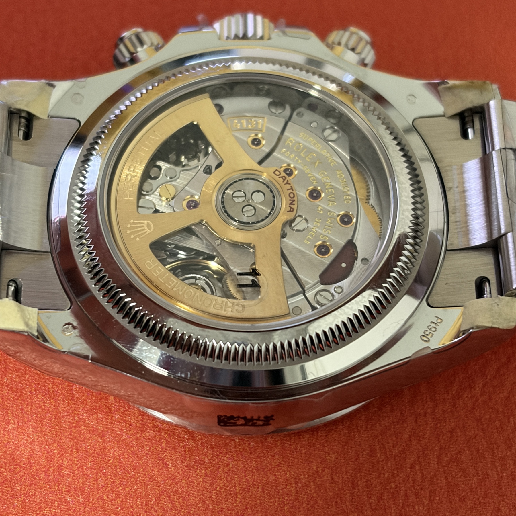 ロレックス デイトナ 126506-0001|アイスブルーダイアル シースルーバック 丹東Cal.4131 加重版【VS工場製】 - 画像 (10)