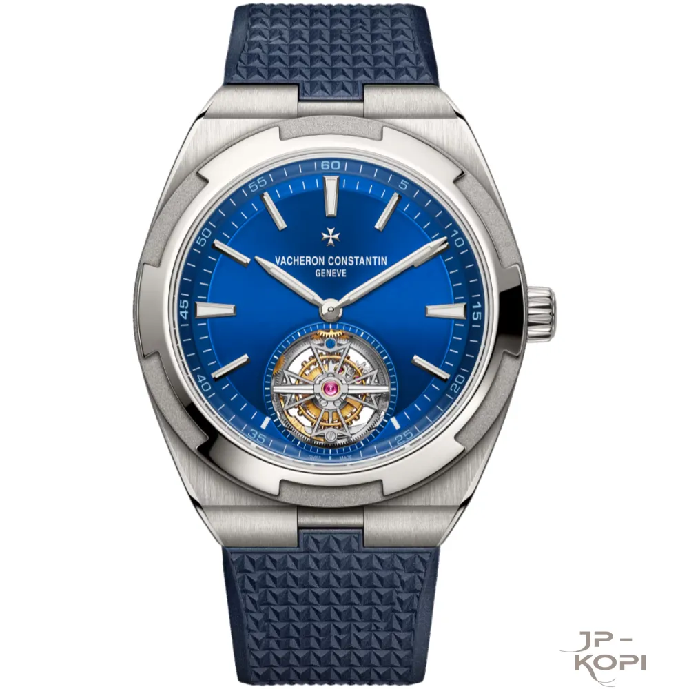 ヴァシュロン・コンスタンタン Overseas トゥールビヨン 6000V|ブルーダイアル×ラバーバンド 42.5MM【BBS工場製】