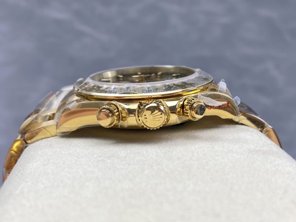ロレックス デイトナ 126508-0008 グリーン＆イAエローゴールド  Cal.4131 加重版【QF工場出品】 - 画像 (5)