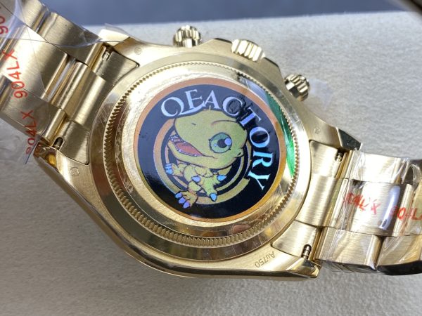 ロレックス デイトナ 126508-0008 グリーン＆イAエローゴールド  Cal.4131 加重版【QF工場出品】 - 画像 (7)