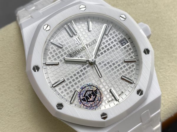 オーデマ・ピゲ ロイヤルオーク 15500 ホワイトセラミック ダイアルシルバー 【APS工場出品】 - 画像 (2)