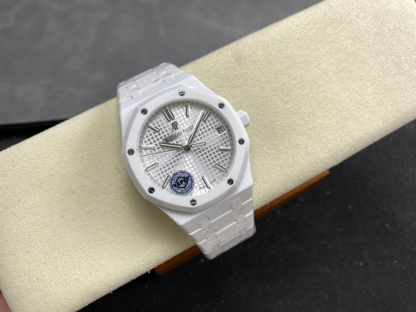 オーデマ・ピゲ ロイヤルオーク 15500 ホワイトセラミック ダイアルシルバー 【APS工場出品】 - 画像 (7)