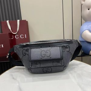 グッチ GUCCI 645093 2025年リゾートコレクション · スーパーGG粒革ベルトバッグ/ウエストバッグ