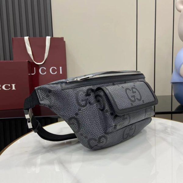 グッチ GUCCI 645093 2025年リゾートコレクション · スーパーGG粒革ベルトバッグ/ウエストバッグ - 画像 (2)