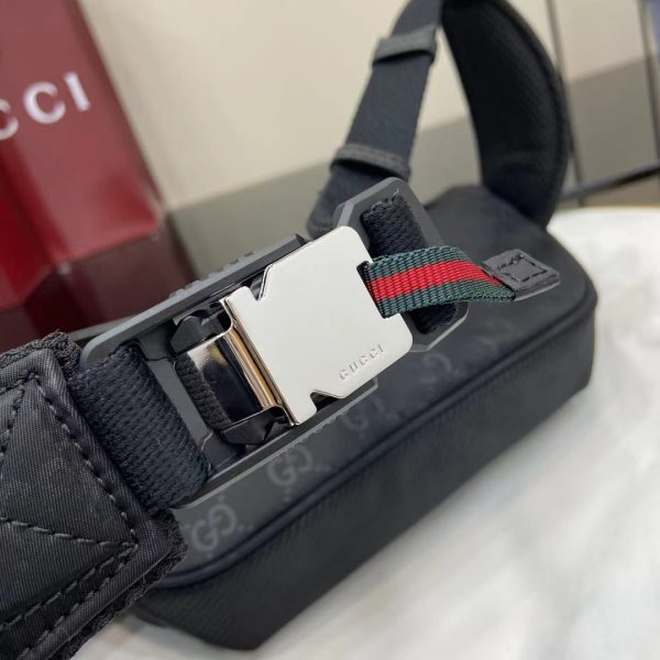 グッチ GUCCI 804262 2025リゾートメンズ · GGナイロンウエストバッグ/ベルトバッグ - 画像 (6)