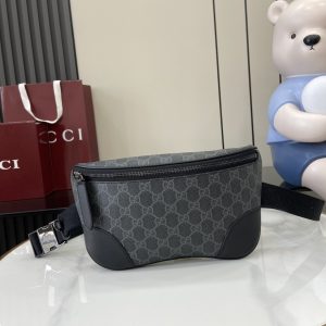 グッチ GUCCI 821162 レプリカ · GGエンブレム クラシックブラックウエストバッグ /ベルトバッグ クラシックブラック