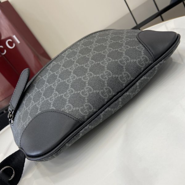 グッチ GUCCI 821162 レプリカ · GGエンブレム クラシックブラックウエストバッグ /ベルトバッグ クラシックブラック - 画像 (5)