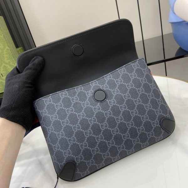 グッチ GUCCI 792091 レプリカ · GGスプリーム ウエストバッグ/ベルトバッグ オールブラック - 画像 (8)