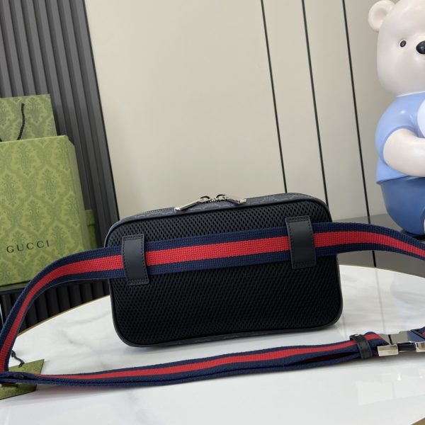 グッチ GUCCI 792094 レプリカ · GGスプリーム ウエストバッグ/ベルトバッグ プレミアムブラック - 画像 (3)