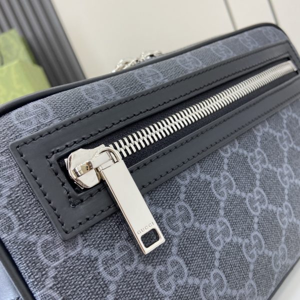 グッチ GUCCI 792094 レプリカ · GGスプリーム ウエストバッグ/ベルトバッグ プレミアムブラック - 画像 (5)