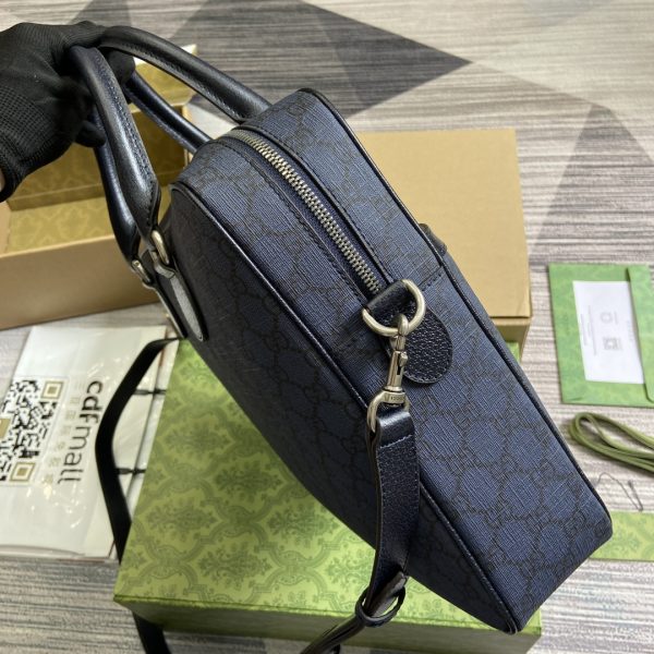 グッチ GUCCI 792116 レプリカ · オフィディア ミディアムビジネスバッグ  ネイビーブルー - 画像 (3)