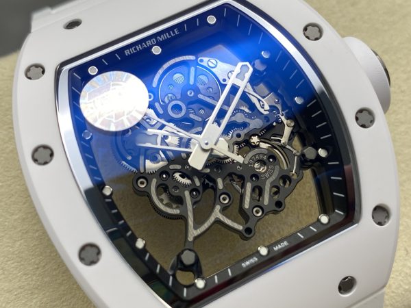 リシャール・ミル RM055 スケルトン バッバ・ワトソン ホワイトセラミック【ZF工場出品】 - 画像 (3)