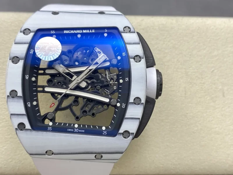 リシャール・ミル RM 61-01 ヨハン・ブレイク カーボンファイバー ホワイトバンド【ZF工場出品】