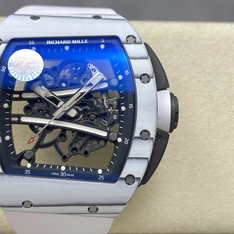 リシャール・ミル RM 61-01 ヨハン・ブレイク カーボンファイバー ホワイトバンド【ZF工場出品】