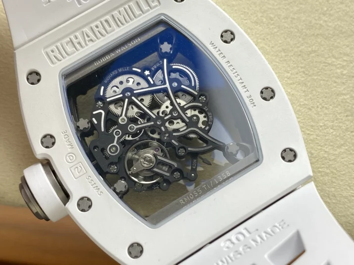 リシャール・ミル RM055 スケルトン バッバ・ワトソン ホワイトセラミック【ZF工場出品】 - 画像 (6)