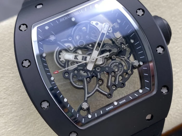 リシャール・ミル RM055 スケルトン バッバ・ワトソン ブラックセラミック【ZF工場出品】 - 画像 (3)
