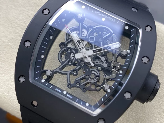リシャール・ミル RM055 スケルトン バッバ・ワトソン ブラックセラミック【ZF工場出品】 - 画像 (2)