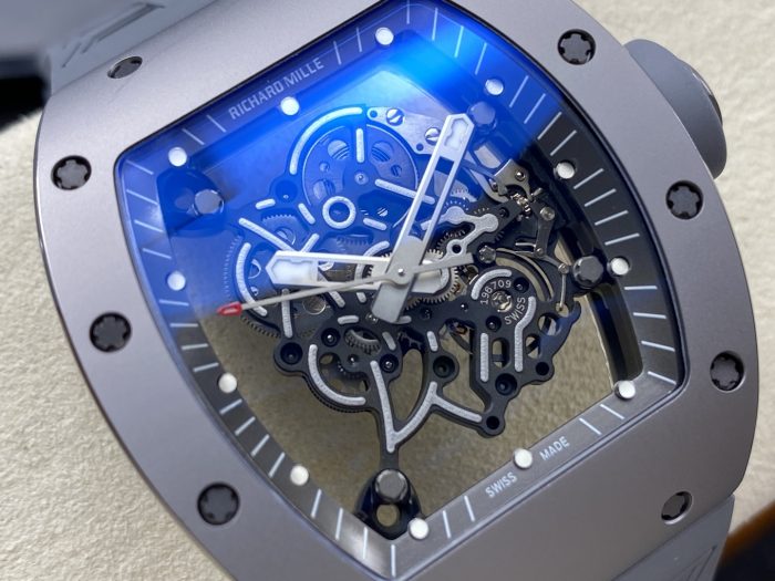 リシャール・ミル RM055 スケルトン バッバ・ワトソン グレー チタン【ZF工場出品】 - 画像 (2)