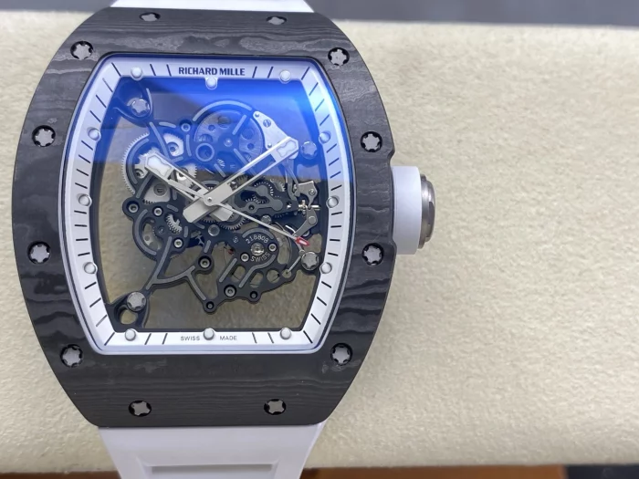 シャール・ミル RM055 スケルトン バッバ・ワトソン カーボンファイバー【ZF工場出品】